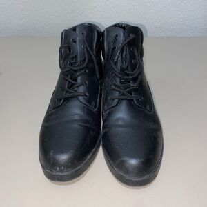 Alpine Woods Women’s Lace Up Leather Boots Size 7.5M Black